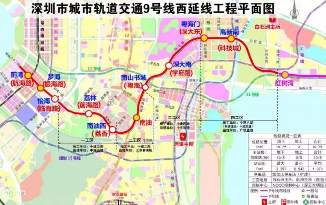 深圳地铁线线路图 最新